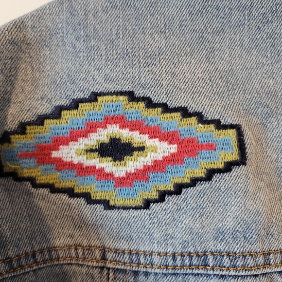 Embroidered Denim Jacket - Picture 5 of 16